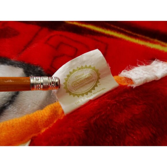 Super Mario Odyssey Nintendo Blanket Throw Soft Plush Kids - Picture 4 of 5